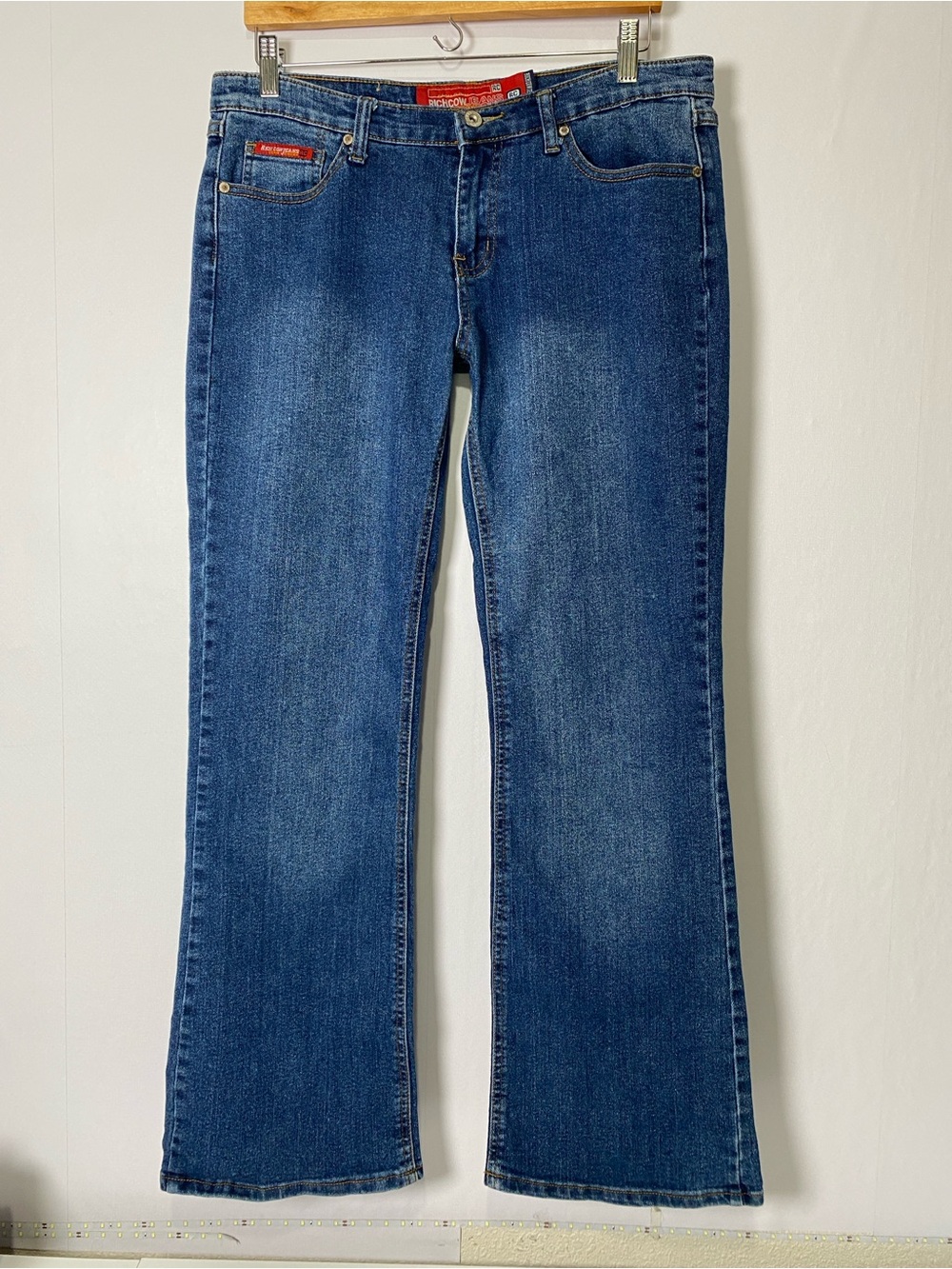 Richcow Jeans Women's Low-waist Bootcut Jeans Size 13 Cotton Stretch